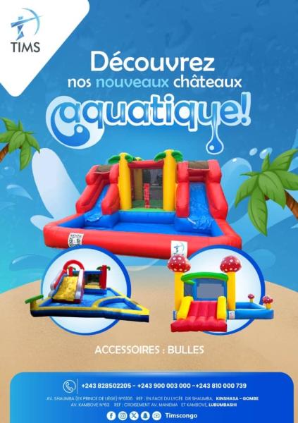 Location chteaux gonflables aquatique
